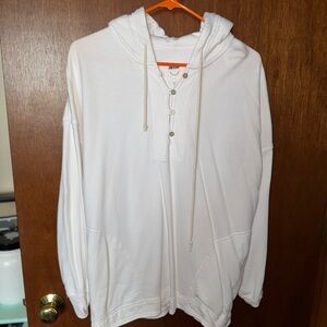 Aerie Cream Sweater with Hood